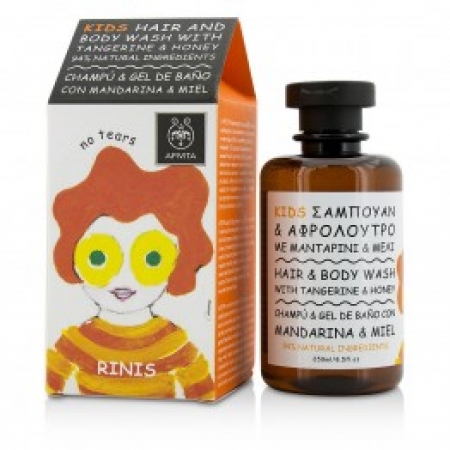 APIVITA KIDS ΣΑΜΠΟΥΑΝ & ΑΦΡΟΛΟΥΤΡΟ ΜΑΝΤΑΡΙΝΙ & ΜΕΛΙ 250 ml