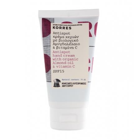KORRES ΚΡΕΜΑ ΧΕΡΙΩΝ .ALM.OIL& VITC 75ML - ANTISPOΤ 