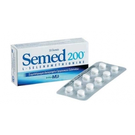 Intermed Semed 200 Συμπλήρωμα Διατροφής Οργανικού Σεληνίου 30Tabs