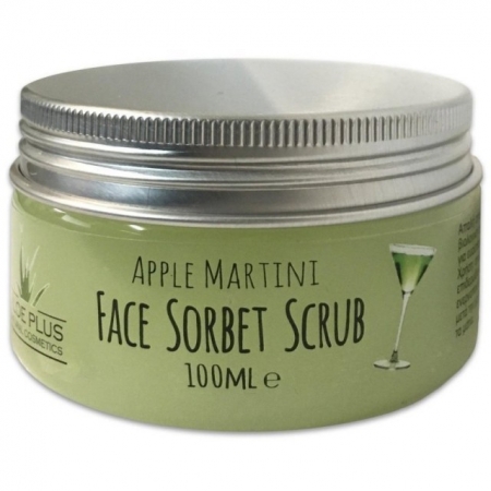 ALOE PLUS FACE SCRUB APPLE MARTINI 100ML