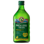 Moller’s Μουρουνέλαιο Lemon Παραδοσιακό Μουρουνέλαιο σε Υγρή Μορφή με Γεύση Λεμόνι 250ml